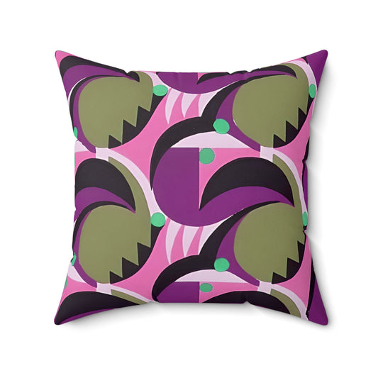 Dopamine Deco Cushion | Abstract Art Deco Kaleidoscope Colorful Neutrals Throw Pillows - POP DECO