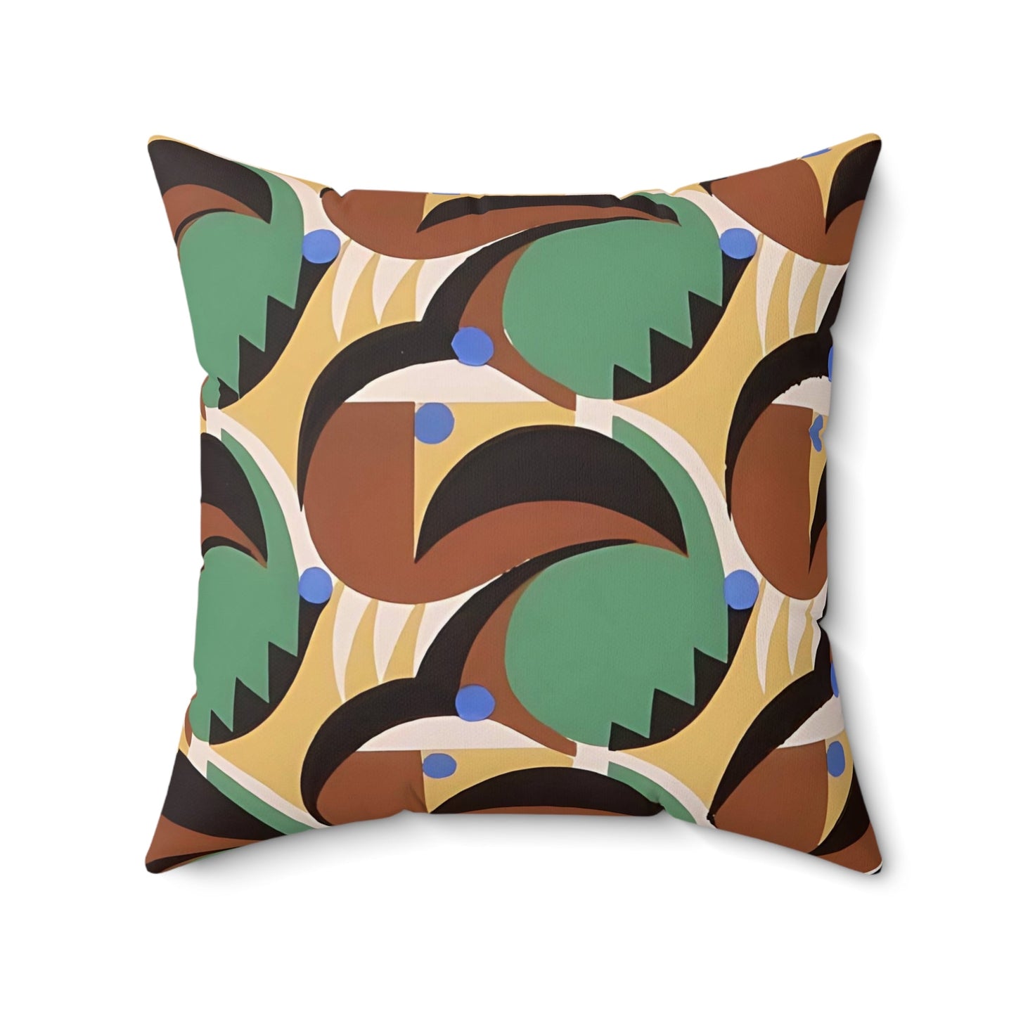 Dopamine Deco Cushion | Abstract Art Deco Kaleidoscope Colorful Neutrals Throw Pillows - POP DECO