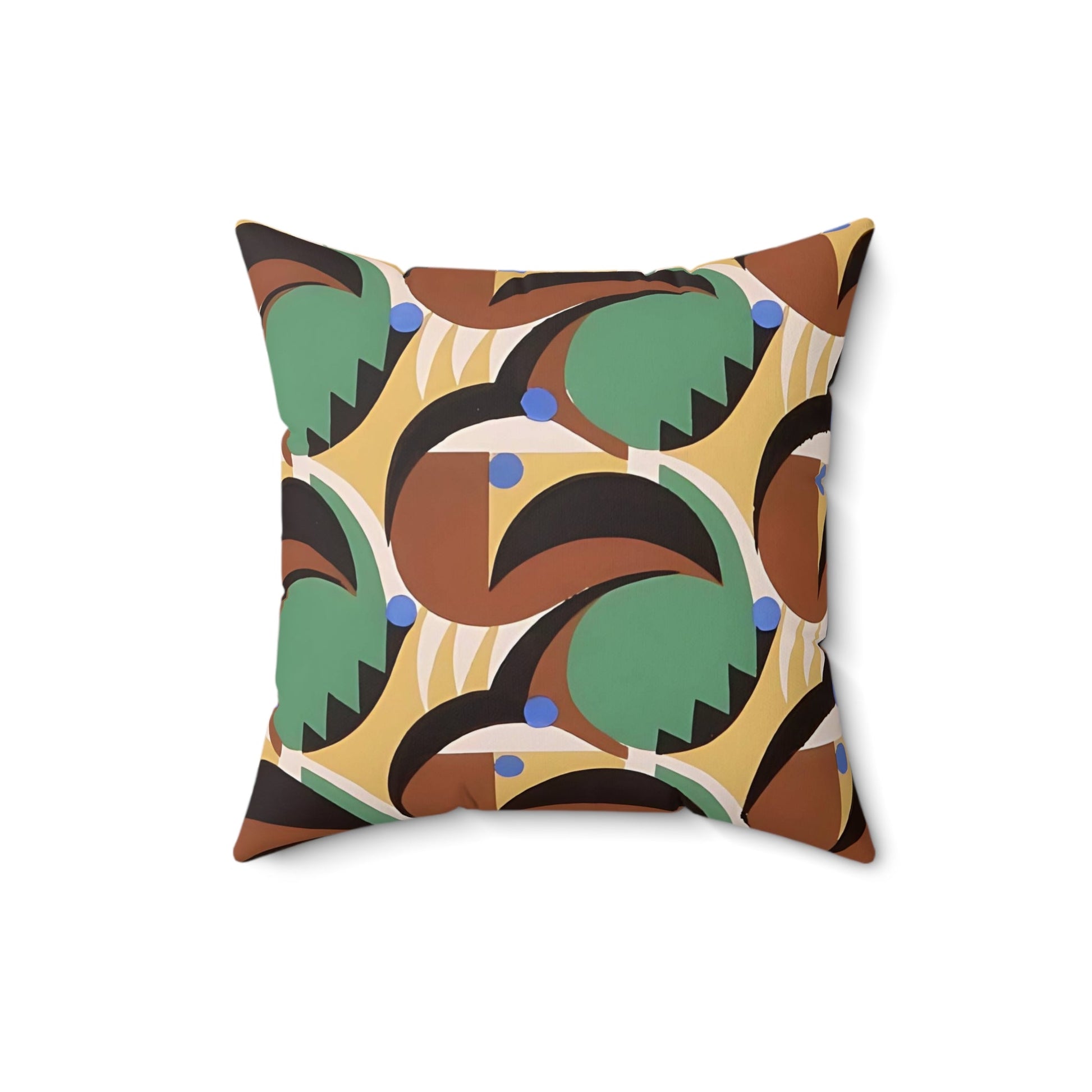 Dopamine Deco Cushion | Abstract Art Deco Kaleidoscope Colorful Neutrals Throw Pillows - POP DECO