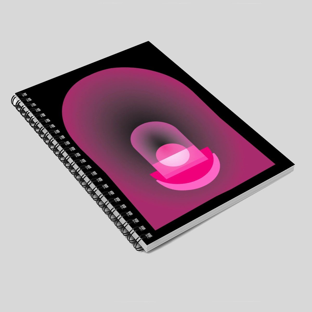 Ethereal Bauhaus Spiral Notebook - POP DECO