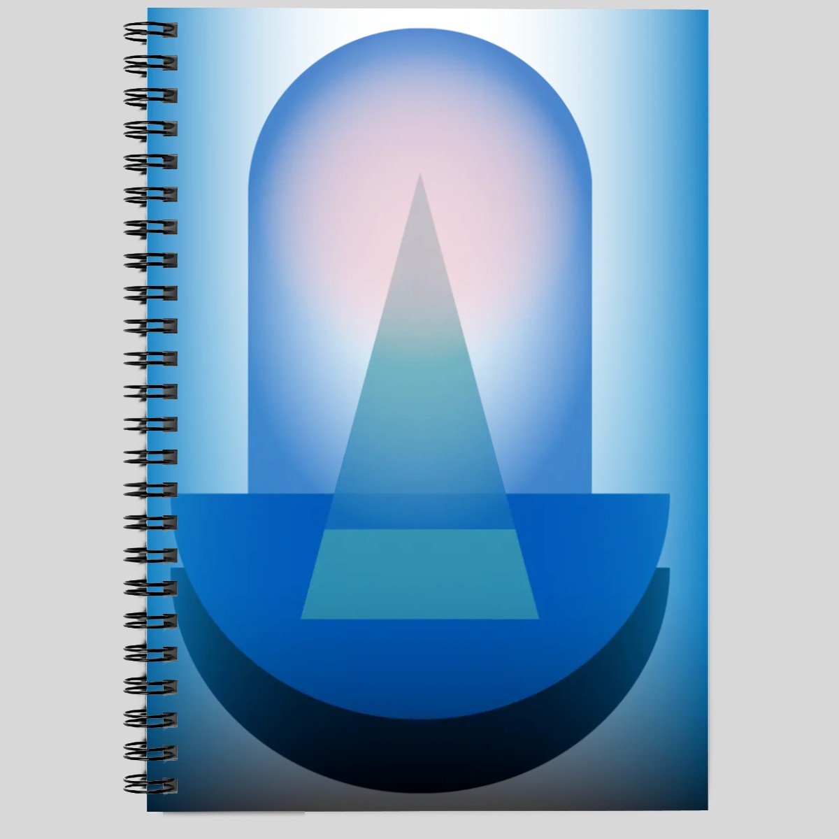 Ethereal Bauhaus Spiral Notebook - POP DECO