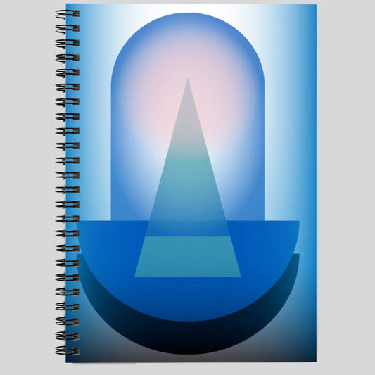 Ethereal Bauhaus Spiral Notebook - POP DECO