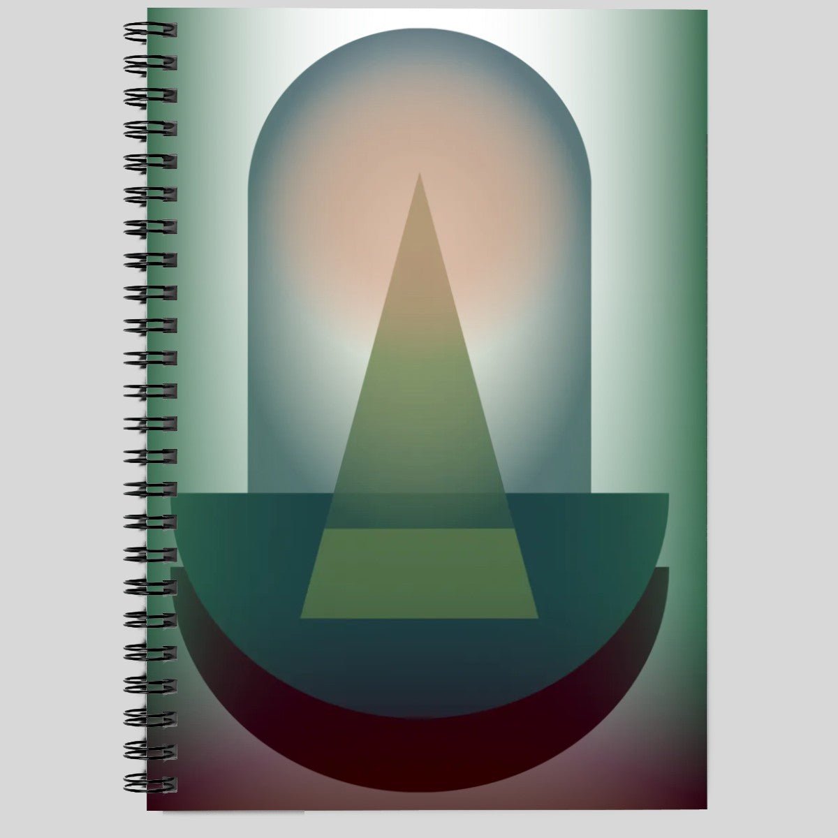 Ethereal Bauhaus Spiral Notebook - POP DECO