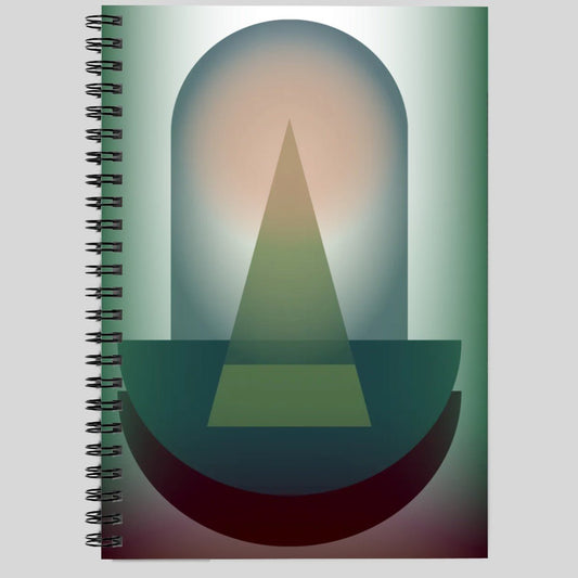 Ethereal Bauhaus Spiral Notebook - POP DECO