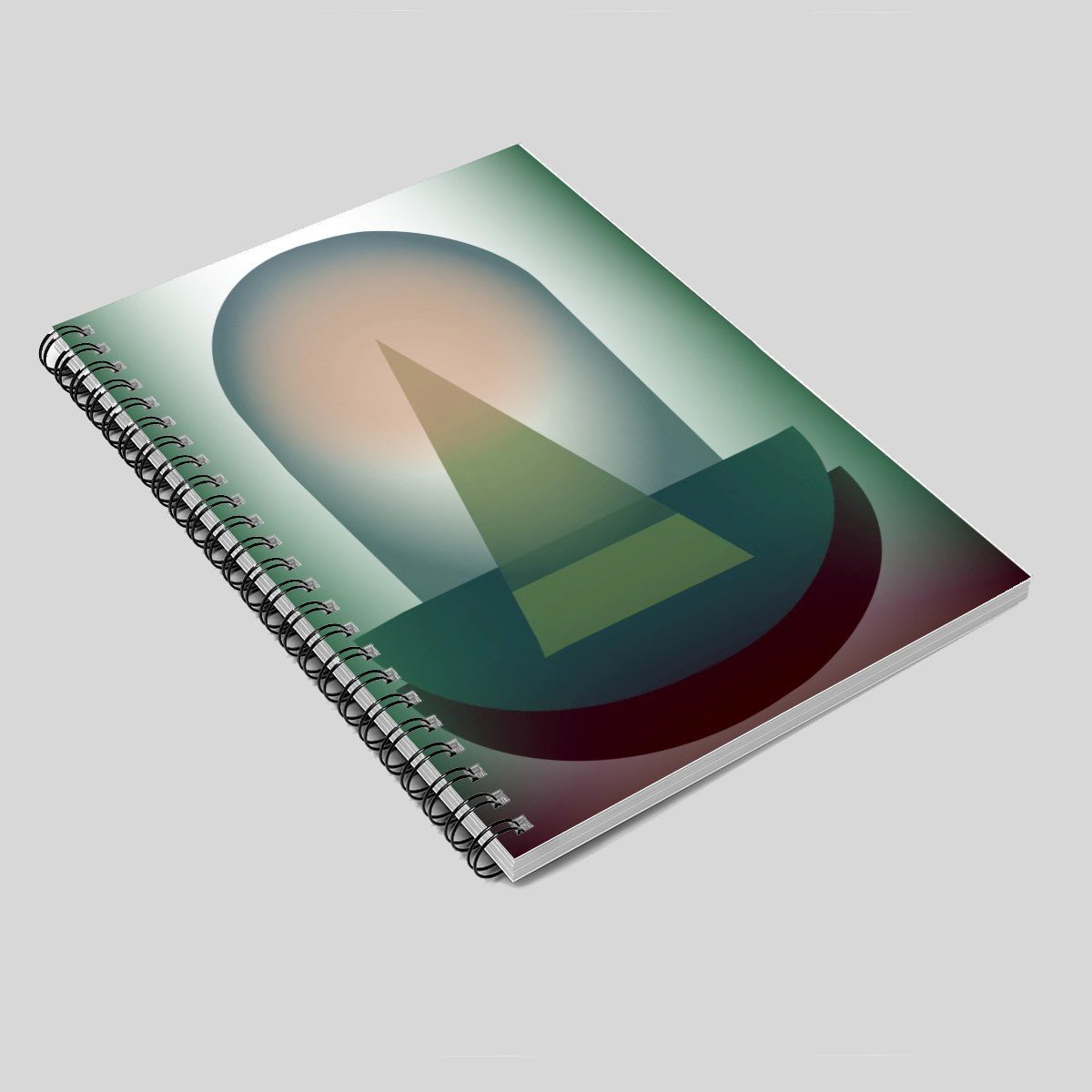 Ethereal Bauhaus Spiral Notebook - POP DECO