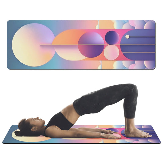 Ethereal Moon Pastel Aesthetic 4mm Rubber Yoga Mat - POP DECO