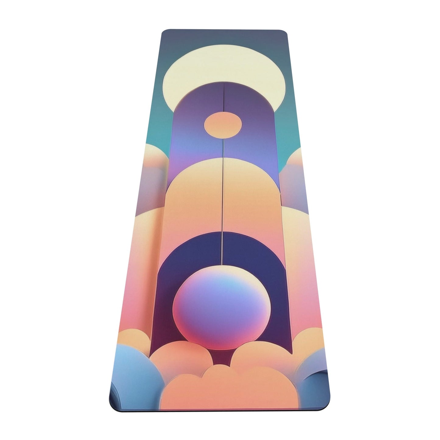 Ethereal Moon Pastel Aesthetic 4mm Rubber Yoga Mat - POP DECO