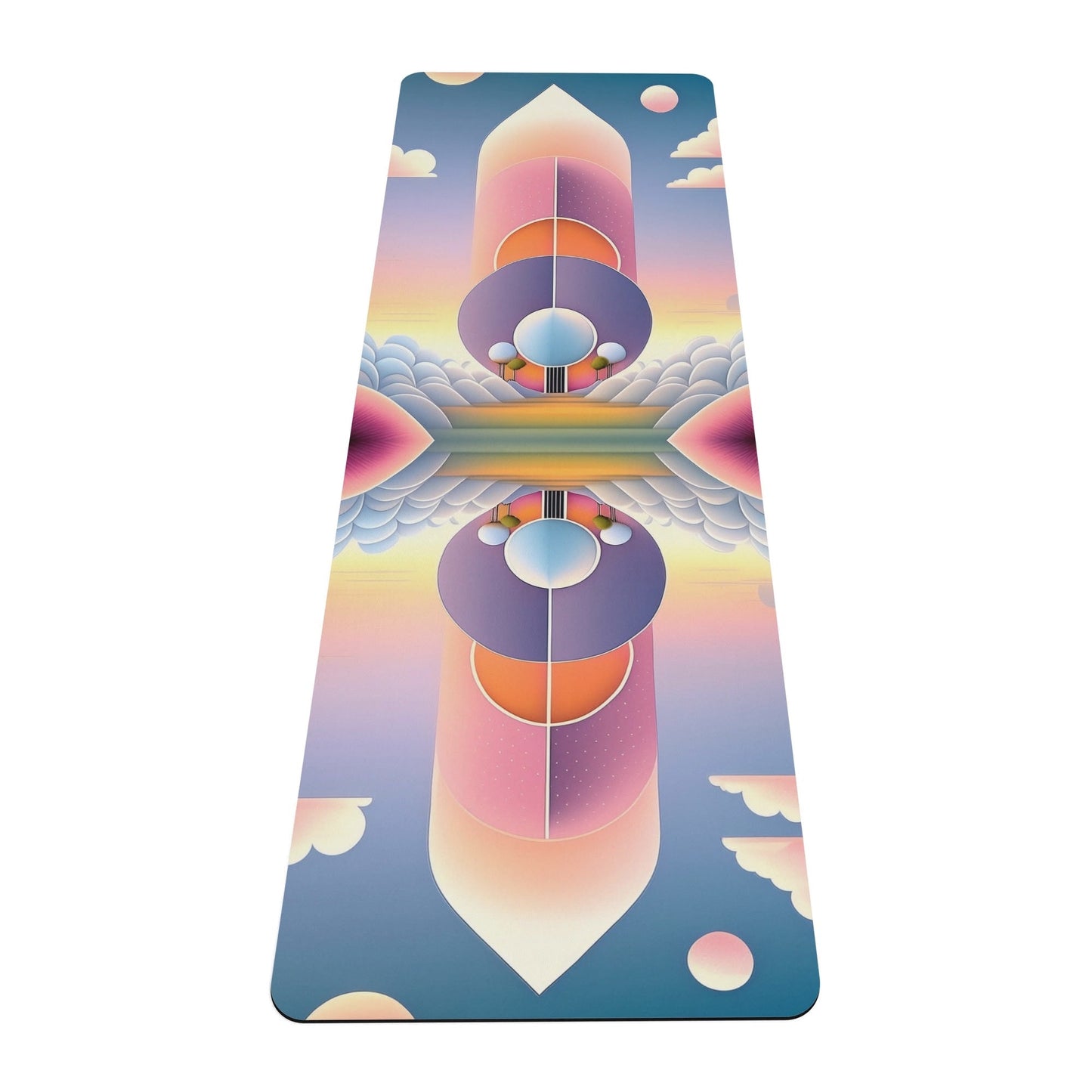 Ethereal Moon Pastel Aesthetic 4mm Rubber Yoga Mat - POP DECO