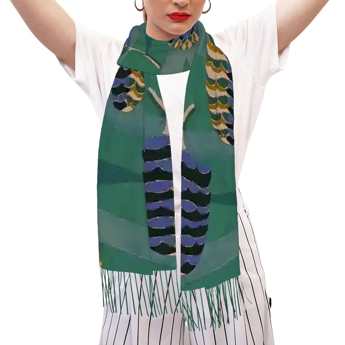 Fringed Scarf - POP DECO