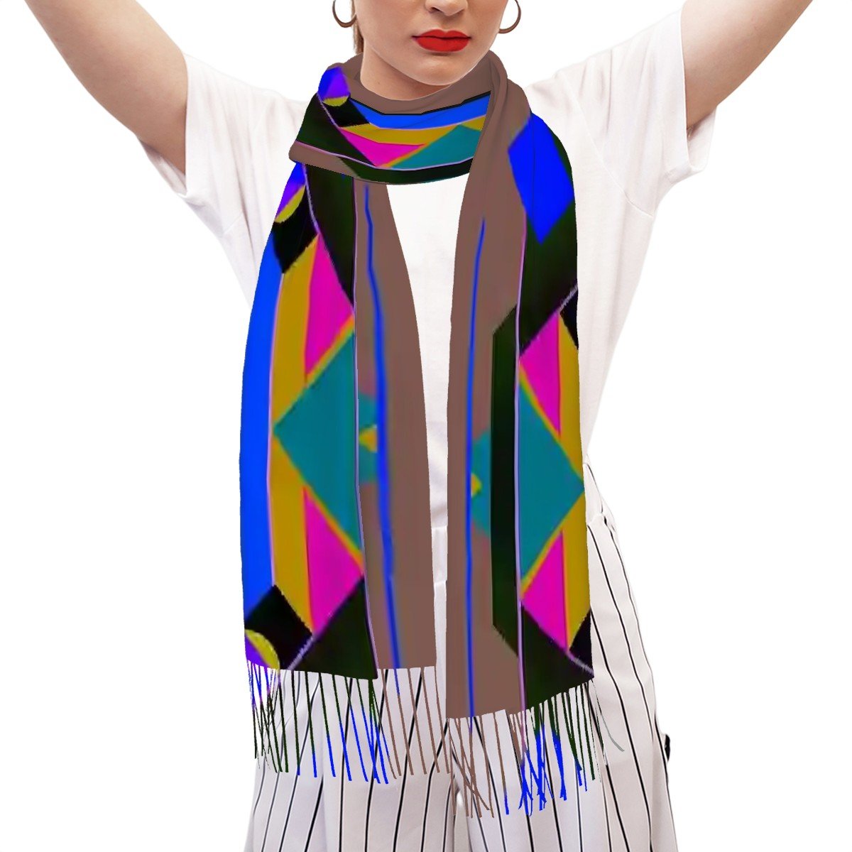 Fringed Scarf - POP DECO