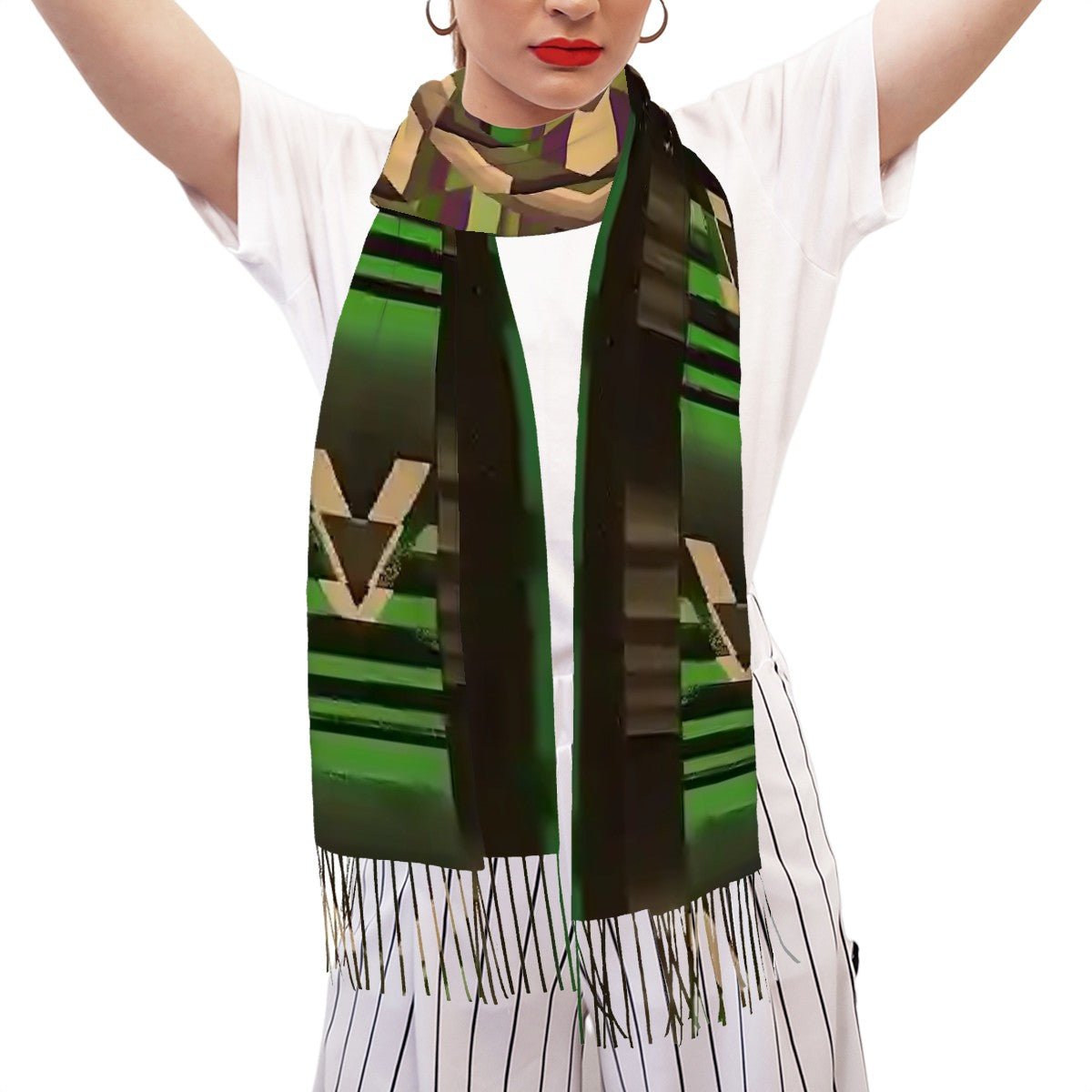 Fringed Scarf - POP DECO