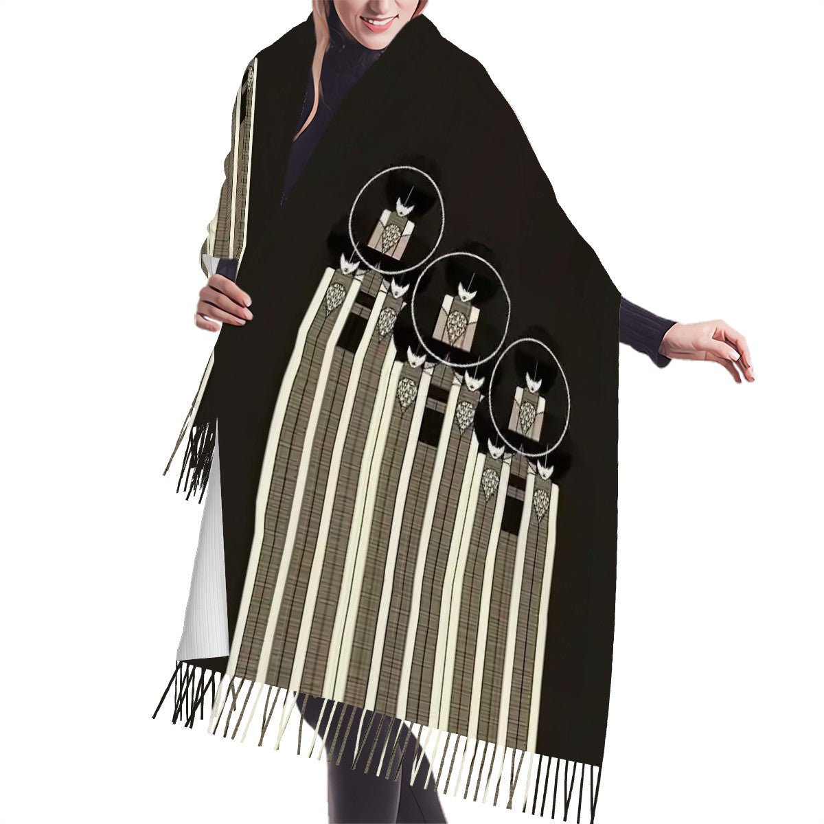 Fringed Scarf - POP DECO