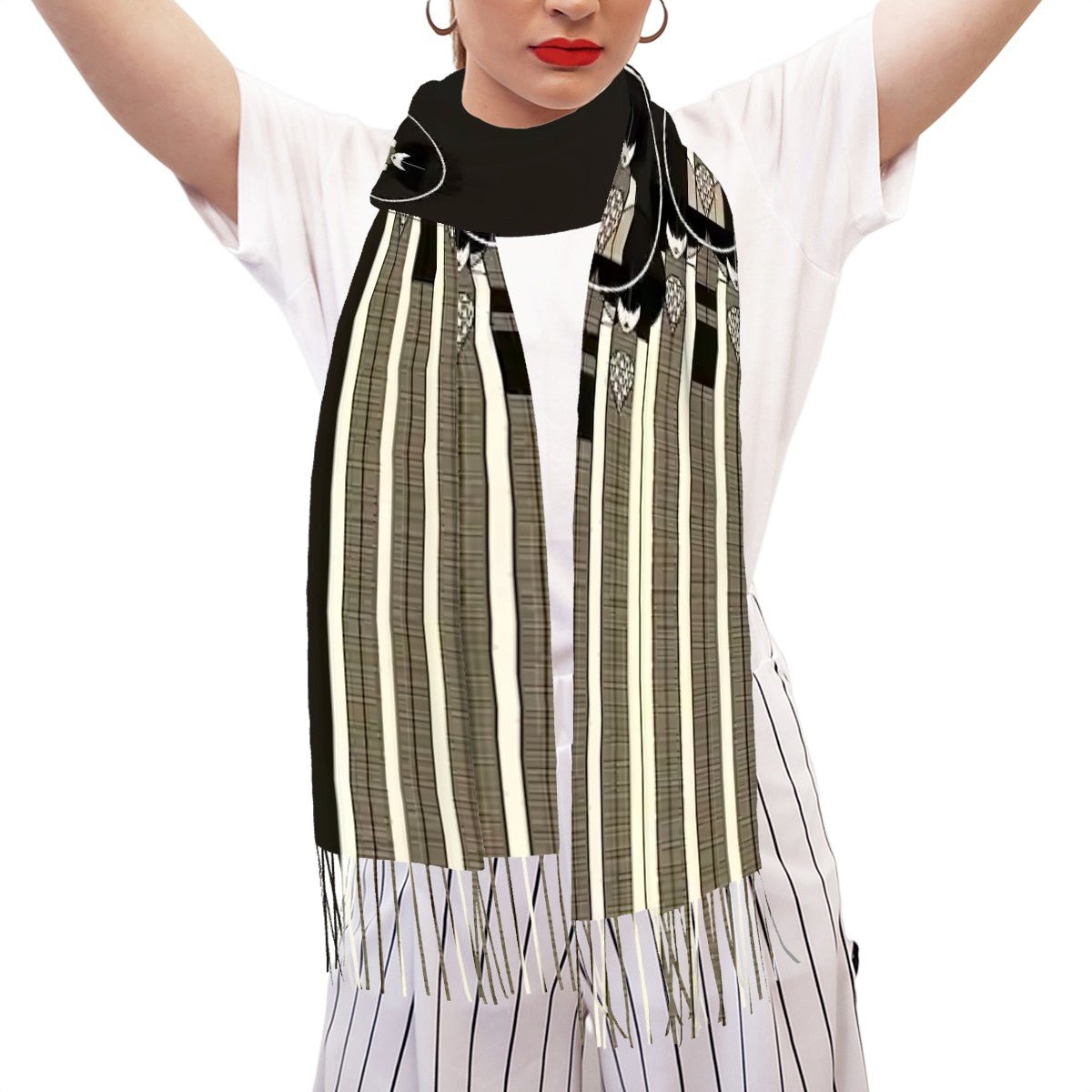 Fringed Scarf - POP DECO