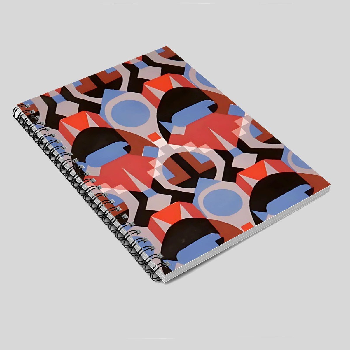 Kaleidoscope Reimagined Abstract Spiral Notebook - POP DECO