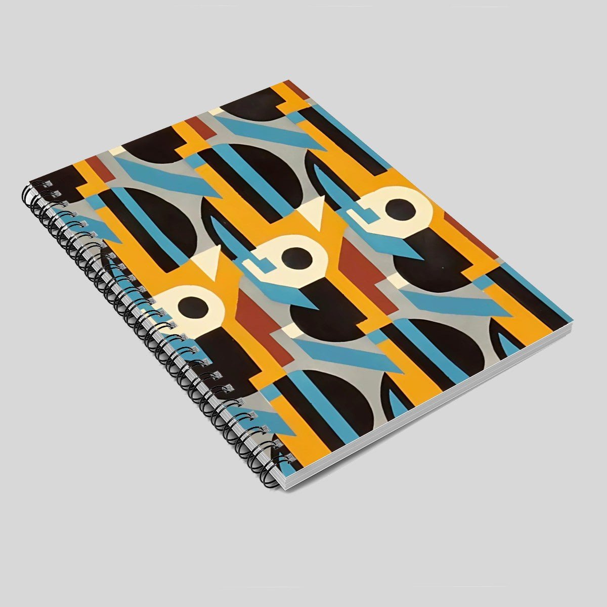 Kaleidoscope Reimagined Abstract Spiral Notebook - POP DECO