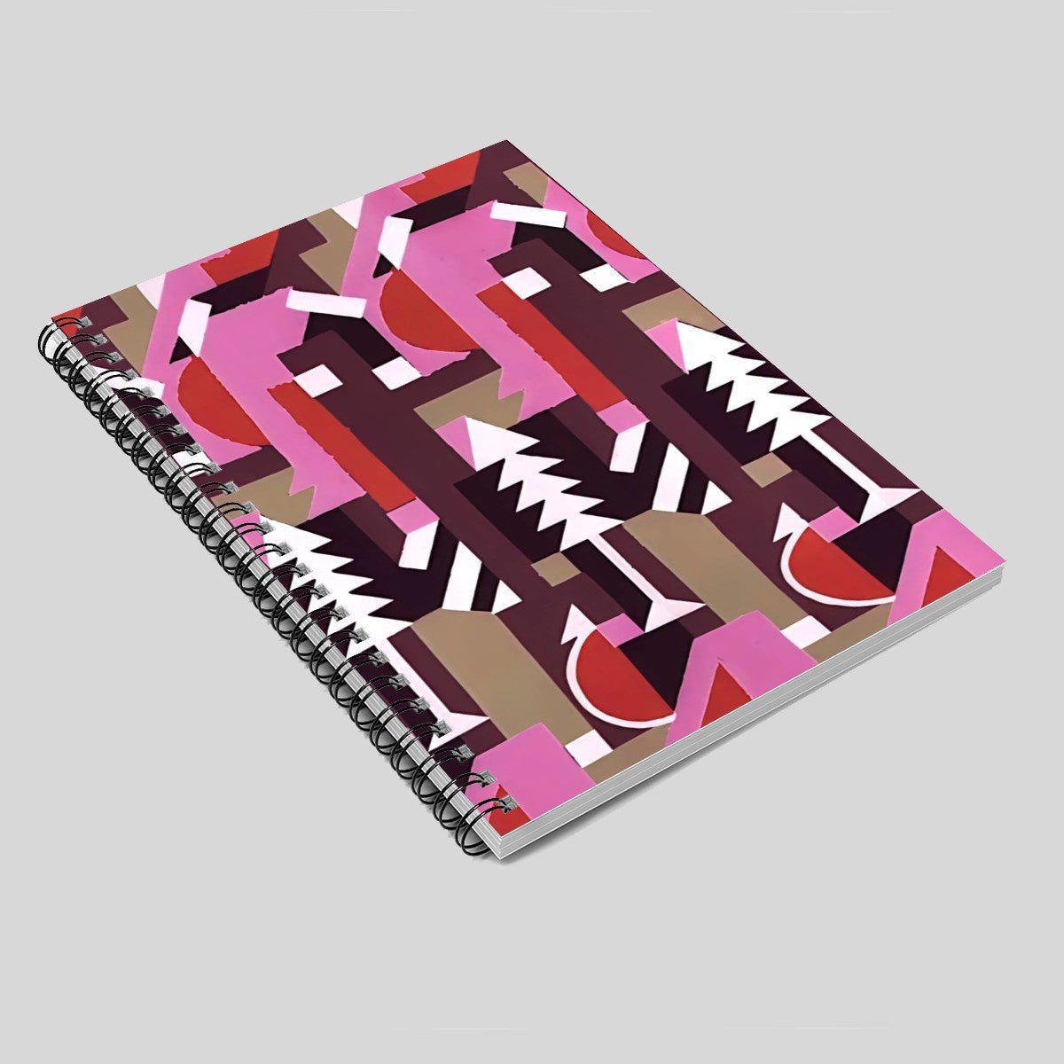 Kaleidoscope Reimagined Abstract Spiral Notebook - POP DECO