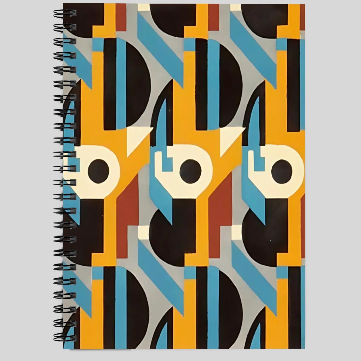 Kaleidoscope Reimagined Abstract Spiral Notebook - POP DECO