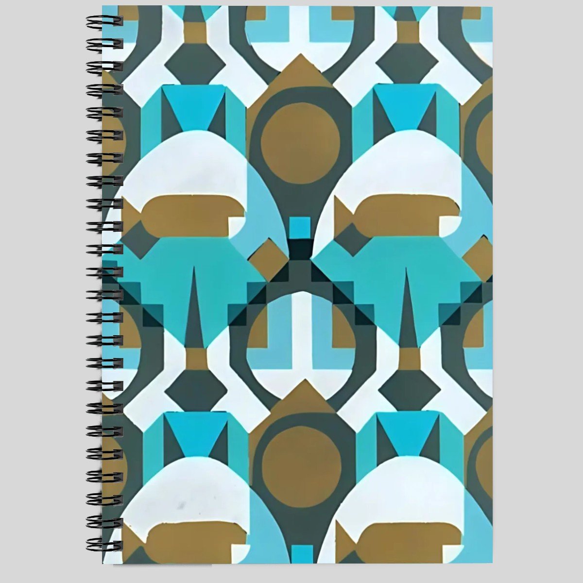 Kaleidoscope Reimagined Abstract Spiral Notebook - POP DECO