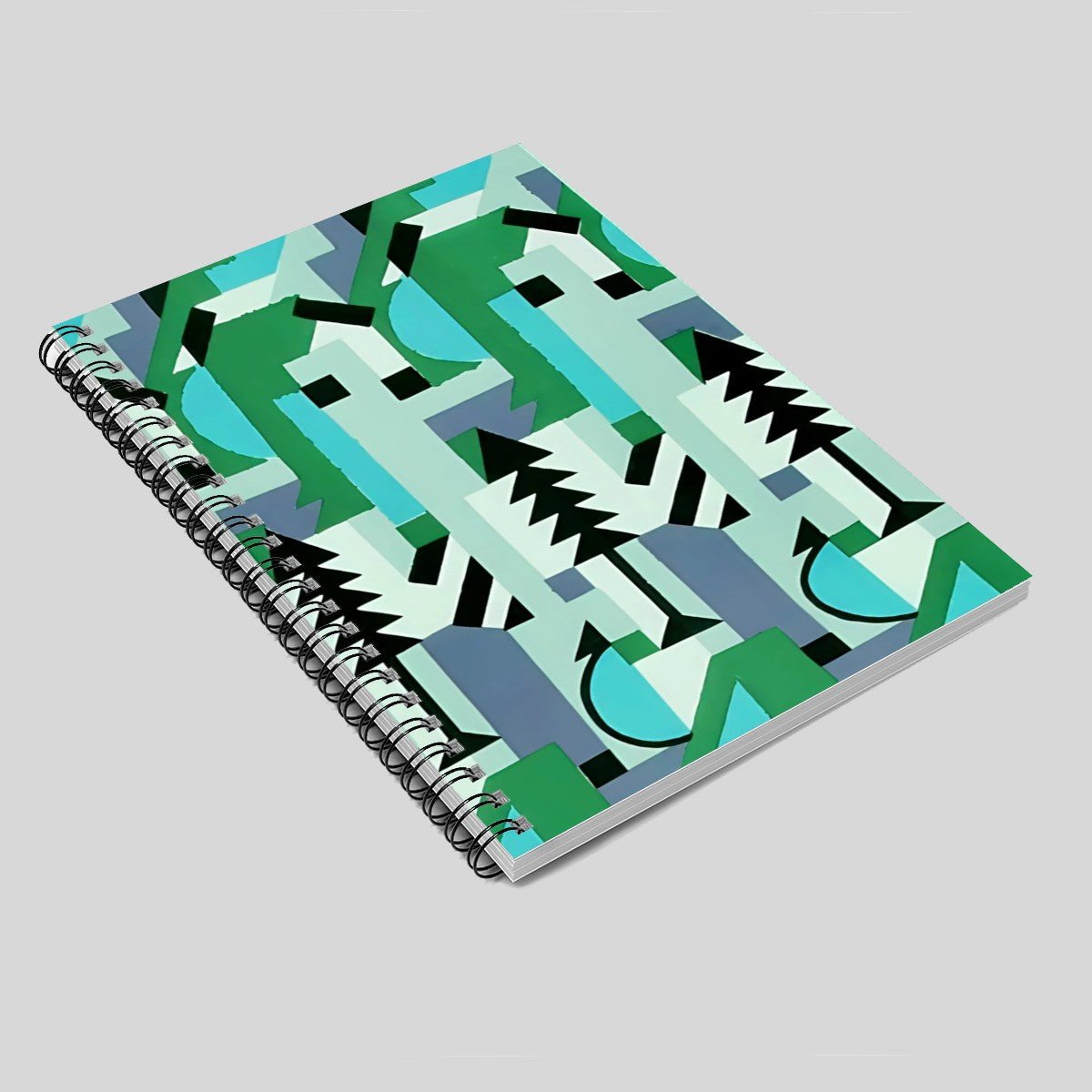 Kaleidoscope Reimagined Abstract Spiral Notebook - POP DECO