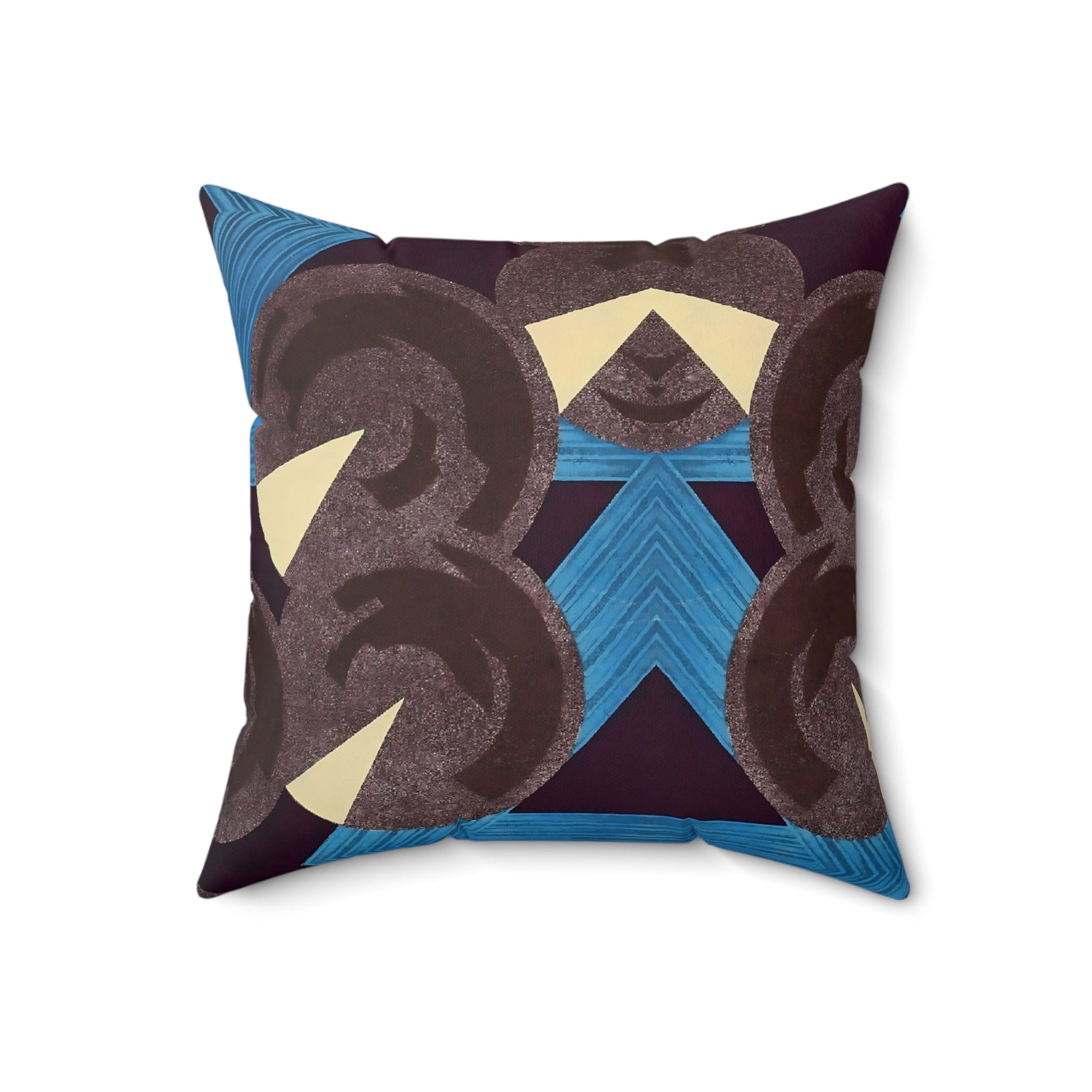 Malachite Earthly Square Throw Pillow - POP DECO