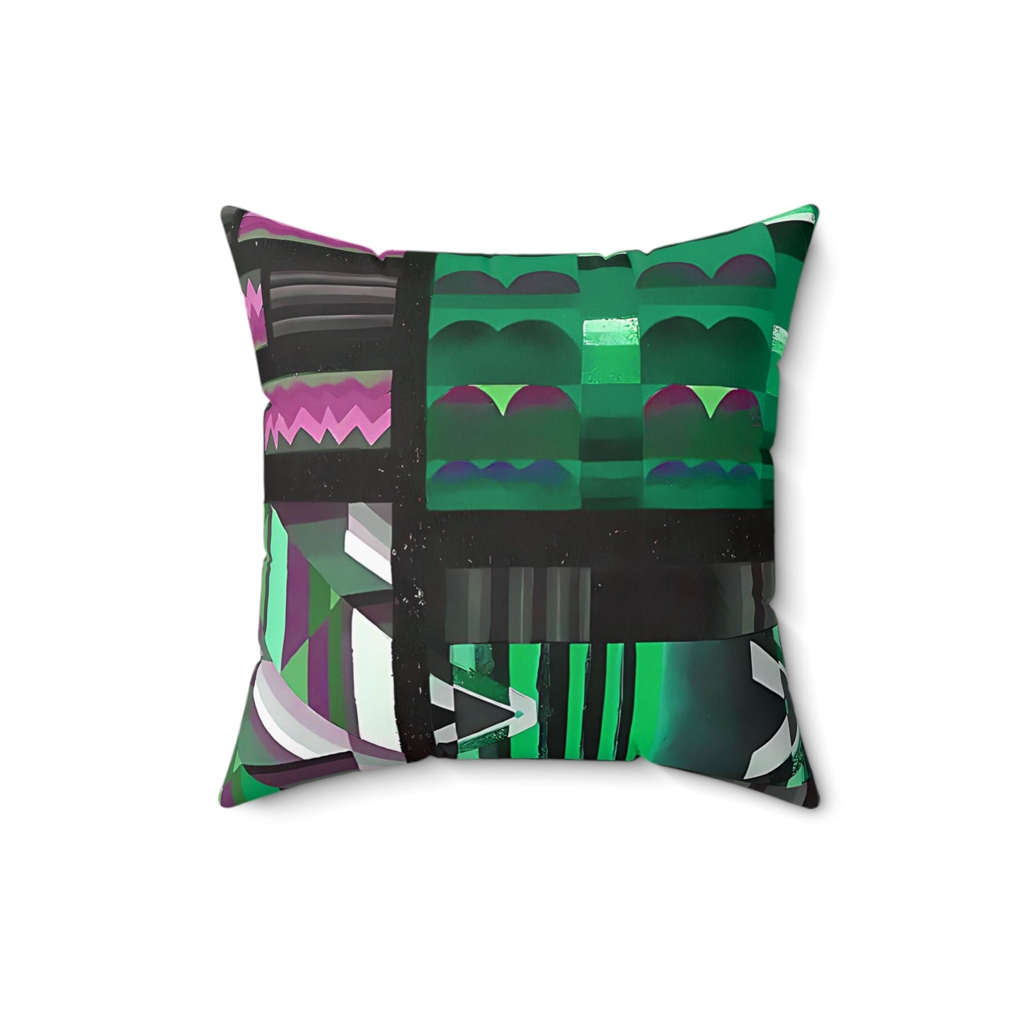 Maximalist Jewel Tone Abstract Throw Pillow - POP DECO