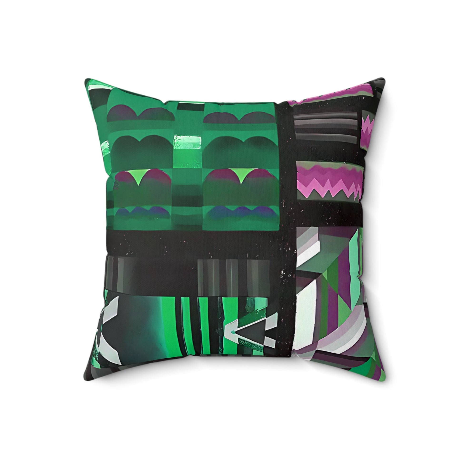 Maximalist Jewel Tone Abstract Throw Pillow - POP DECO