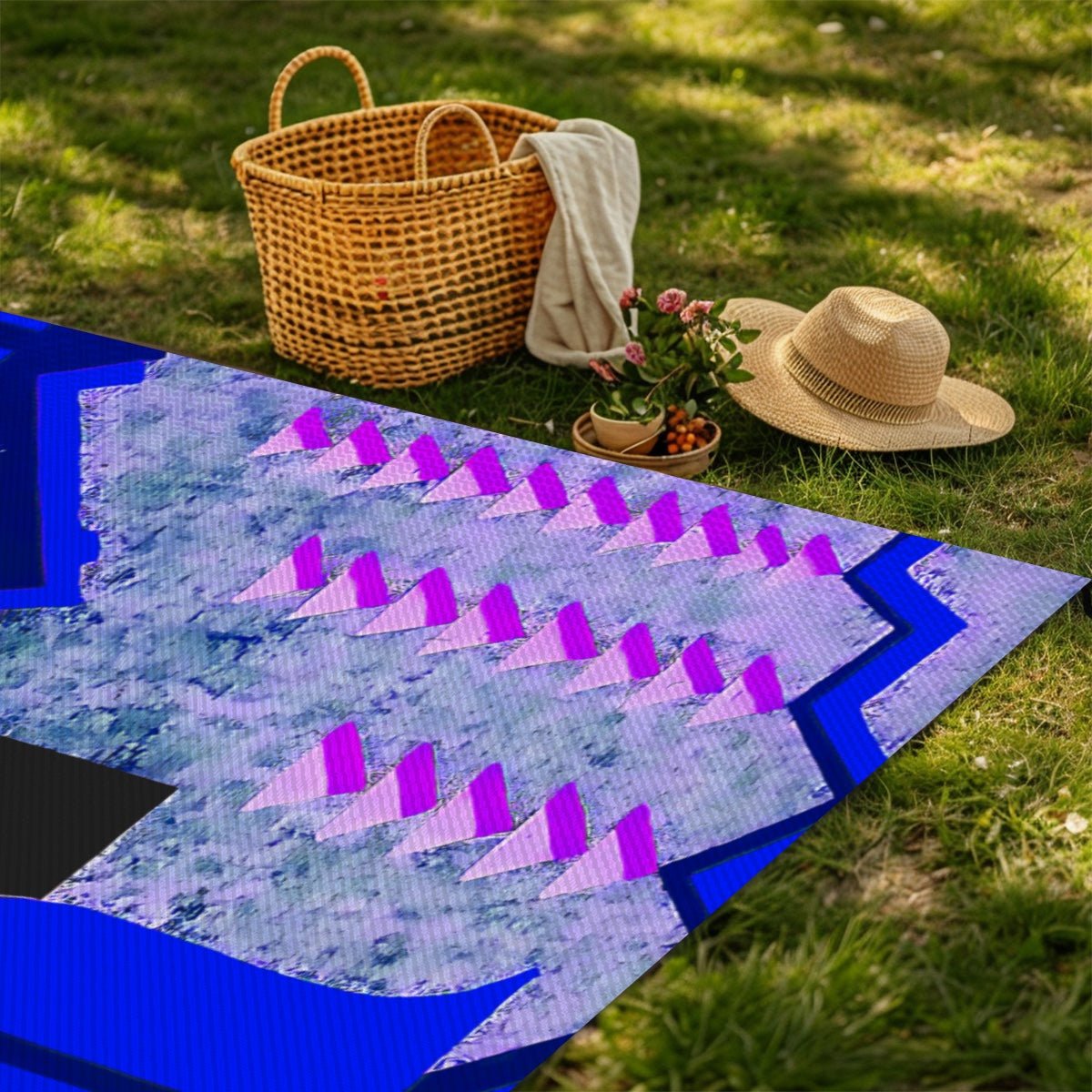 Outdoor Plastic Straw Rug - POP DECO