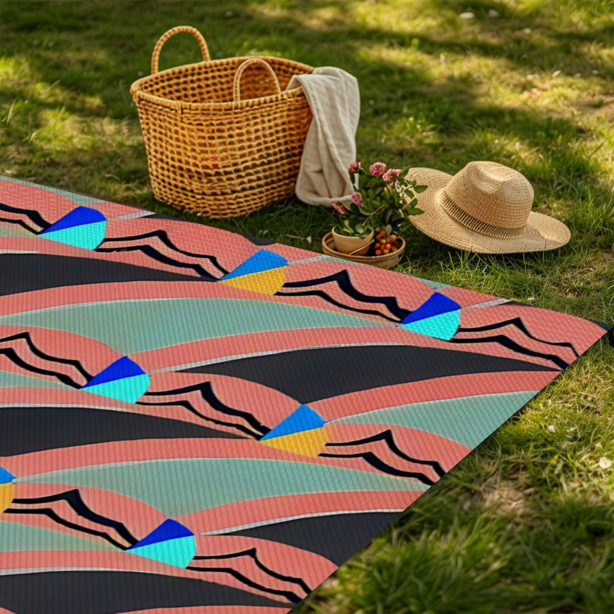 Outdoor Plastic Straw Rug - POP DECO