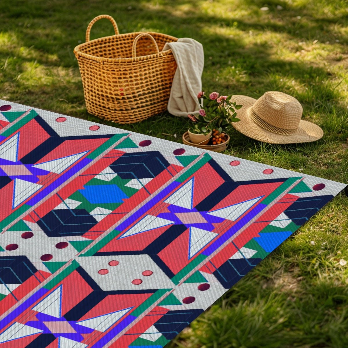 Outdoor Plastic Straw Rug - POP DECO