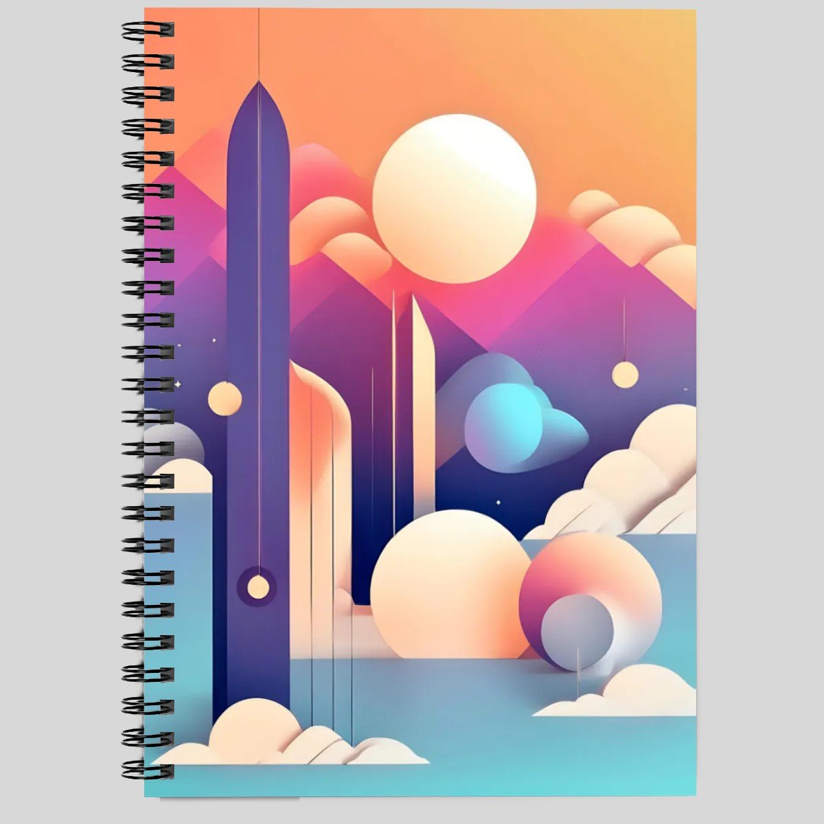 Pastel Cosmos Spiral Notebook - POP DECO