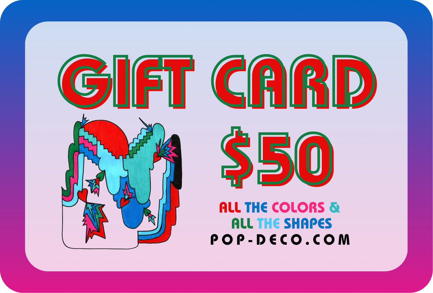 Pop Deco e - Gift Card – The Perfect Gift for Design Lovers - POP DECO