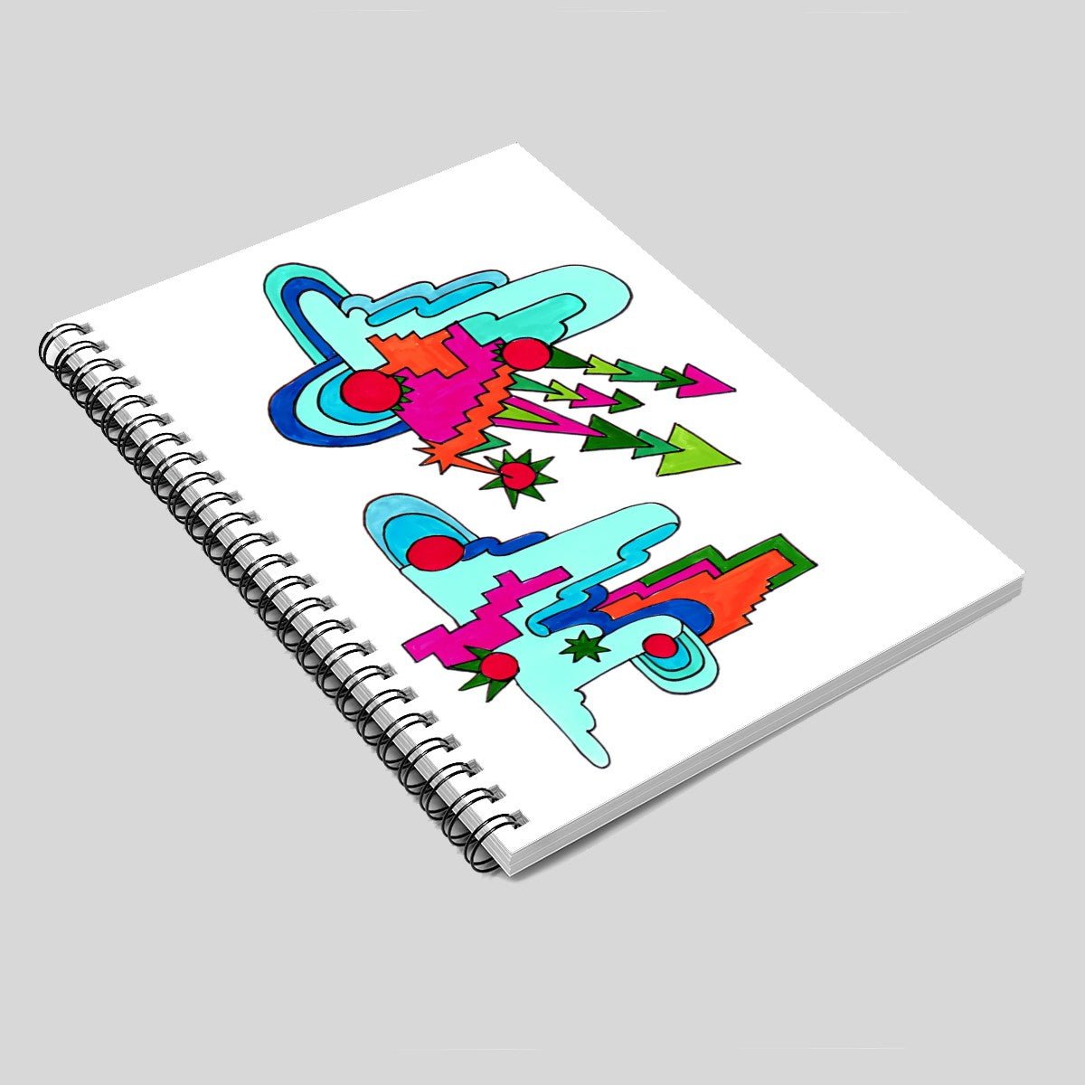 Pop Decoscape Spiral Notebook - POP DECO