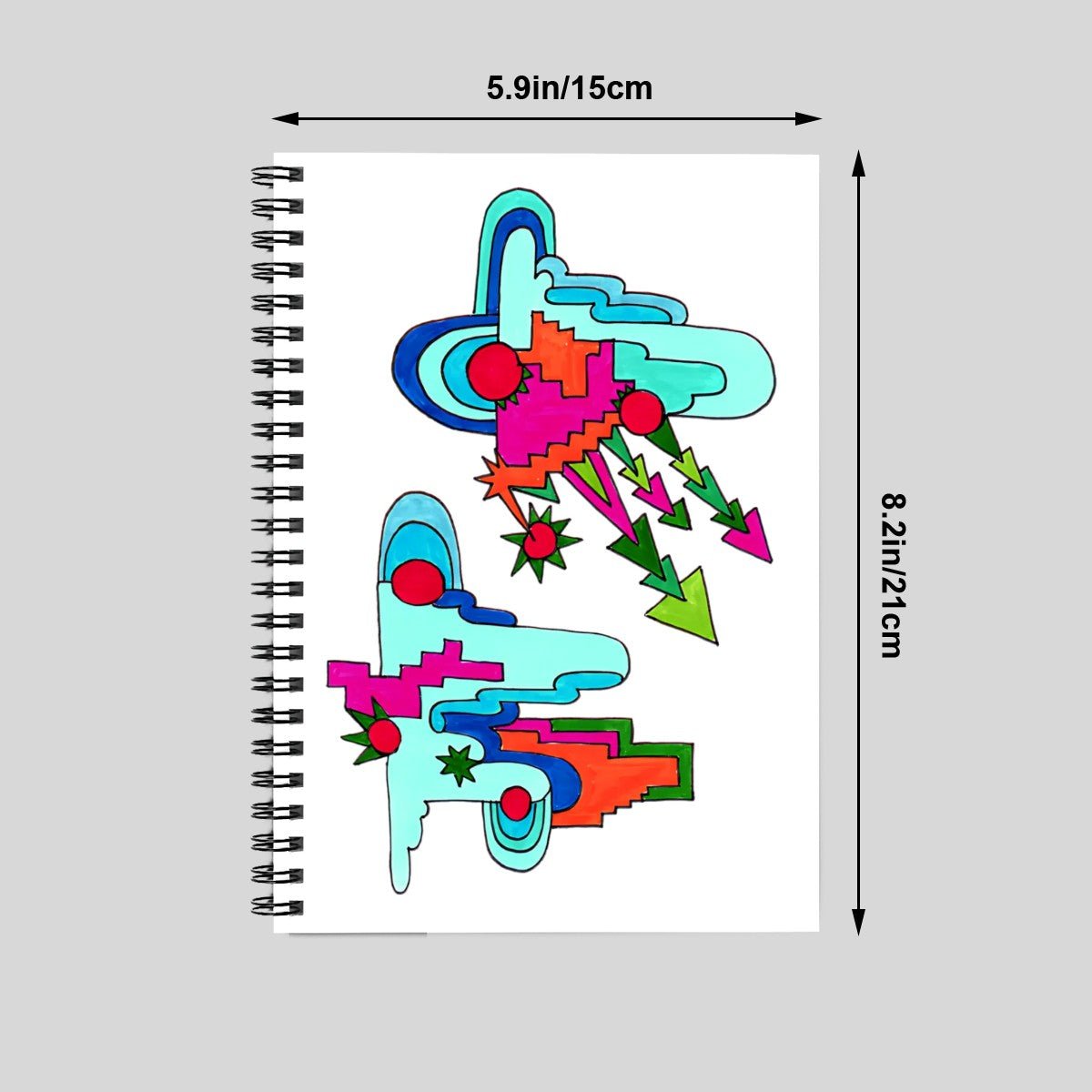 Pop Decoscape Spiral Notebook - POP DECO