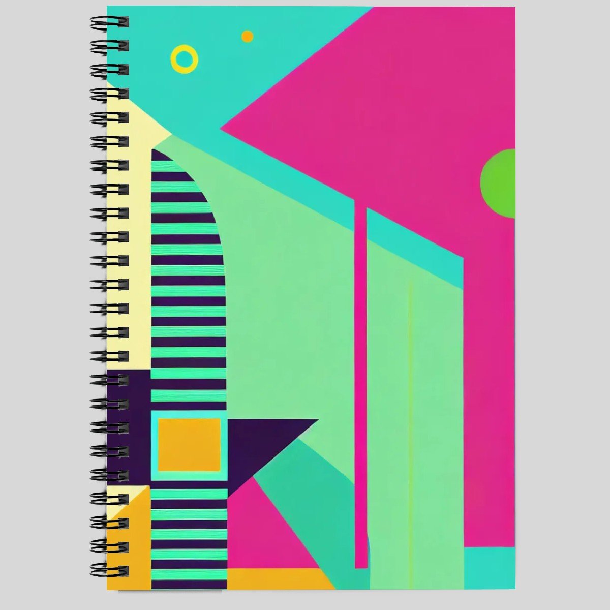 Pop Wild Geometric Spiral Notebook - POP DECO