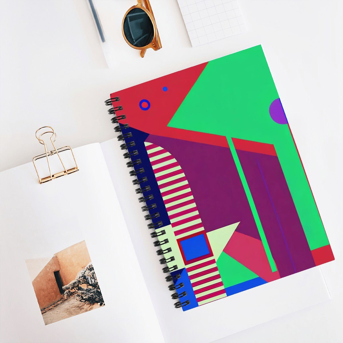 Pop Wild Geometric Spiral Notebook - POP DECO