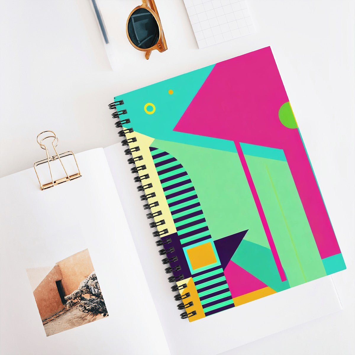 Pop Wild Geometric Spiral Notebook - POP DECO