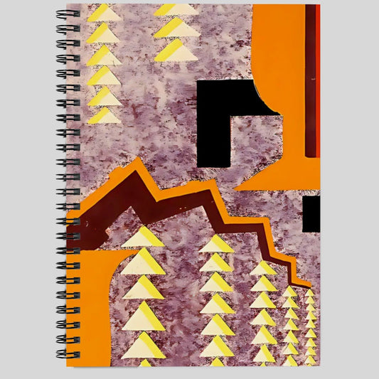 Pretty Prismes Abstract Spiral Notebook - POP DECO