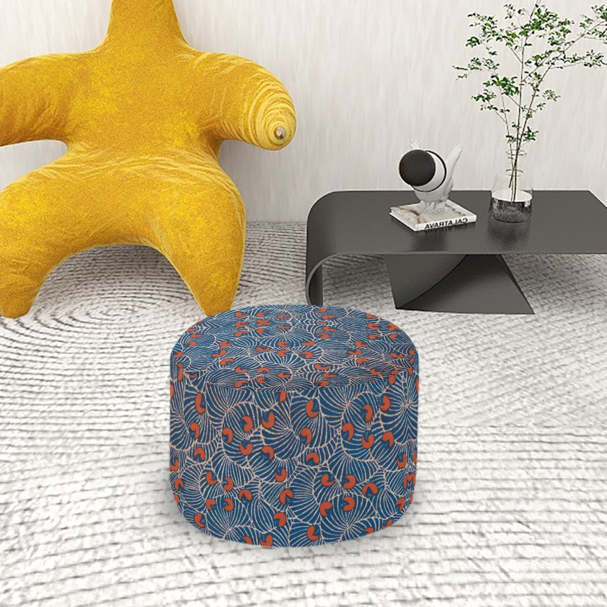 Round Pouf Ottoman - POP DECO