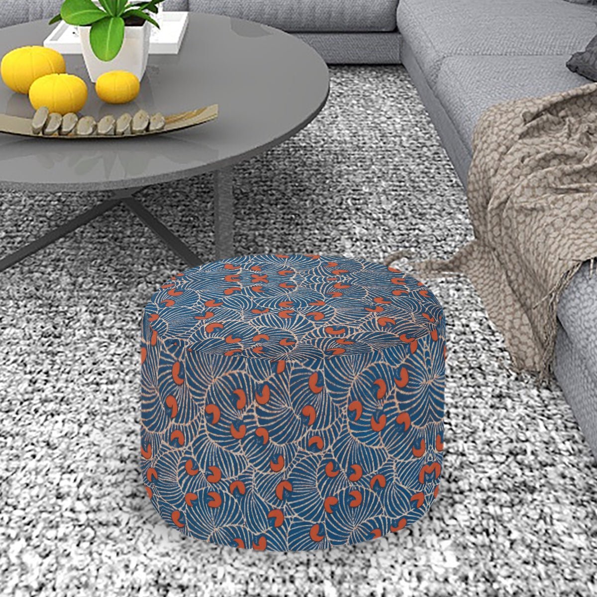 Round Pouf Ottoman - POP DECO