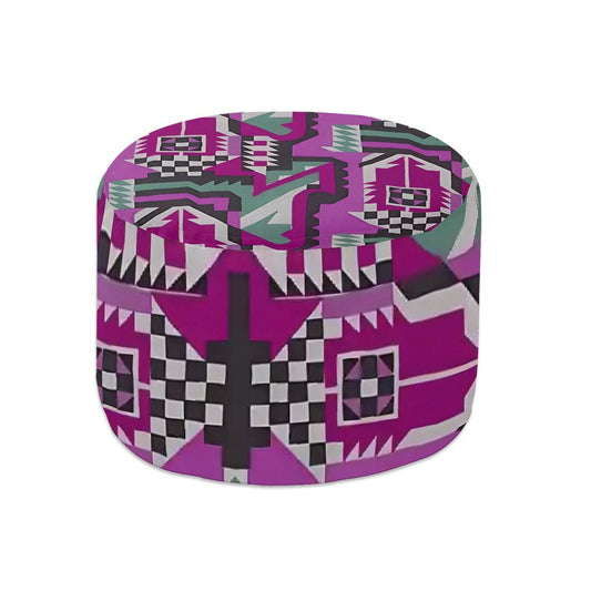 Round Pouf Ottoman - POP DECO