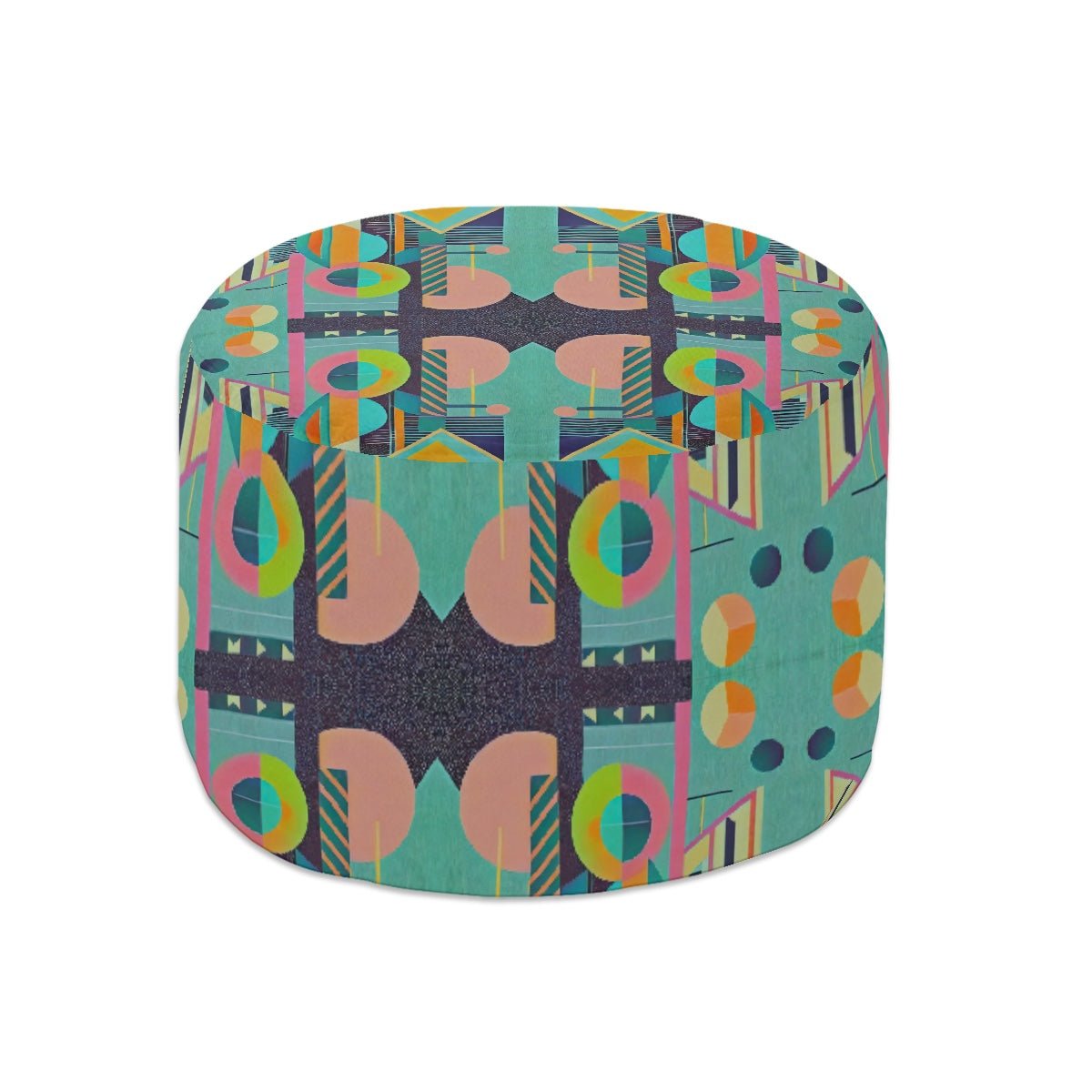 Round Pouf Ottoman - POP DECO