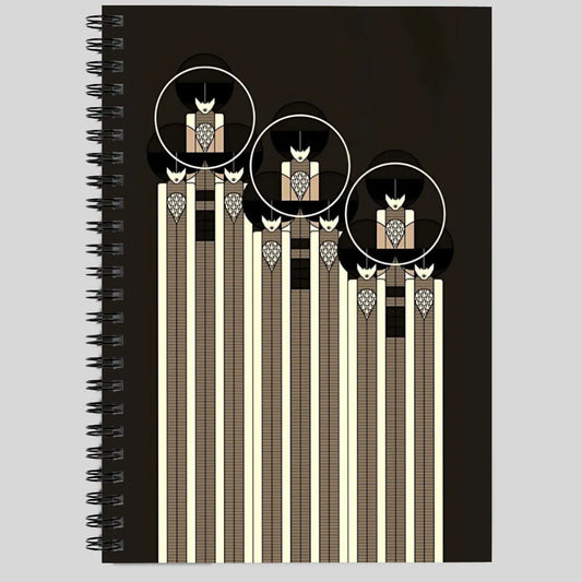 Ver Sacrum Koloman Moser Spiral Notebook - POP DECO